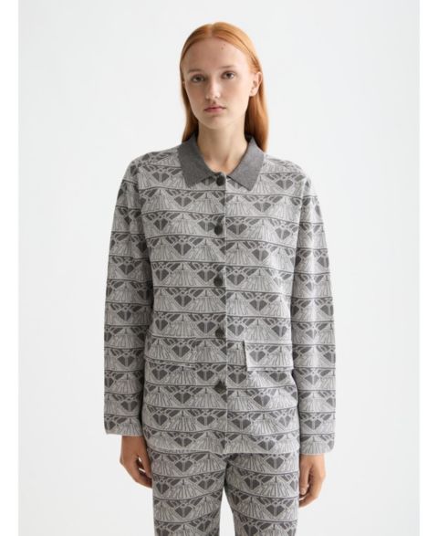 Женские куртки SCOTCH & SODA Women's Jacquard knitted jacket