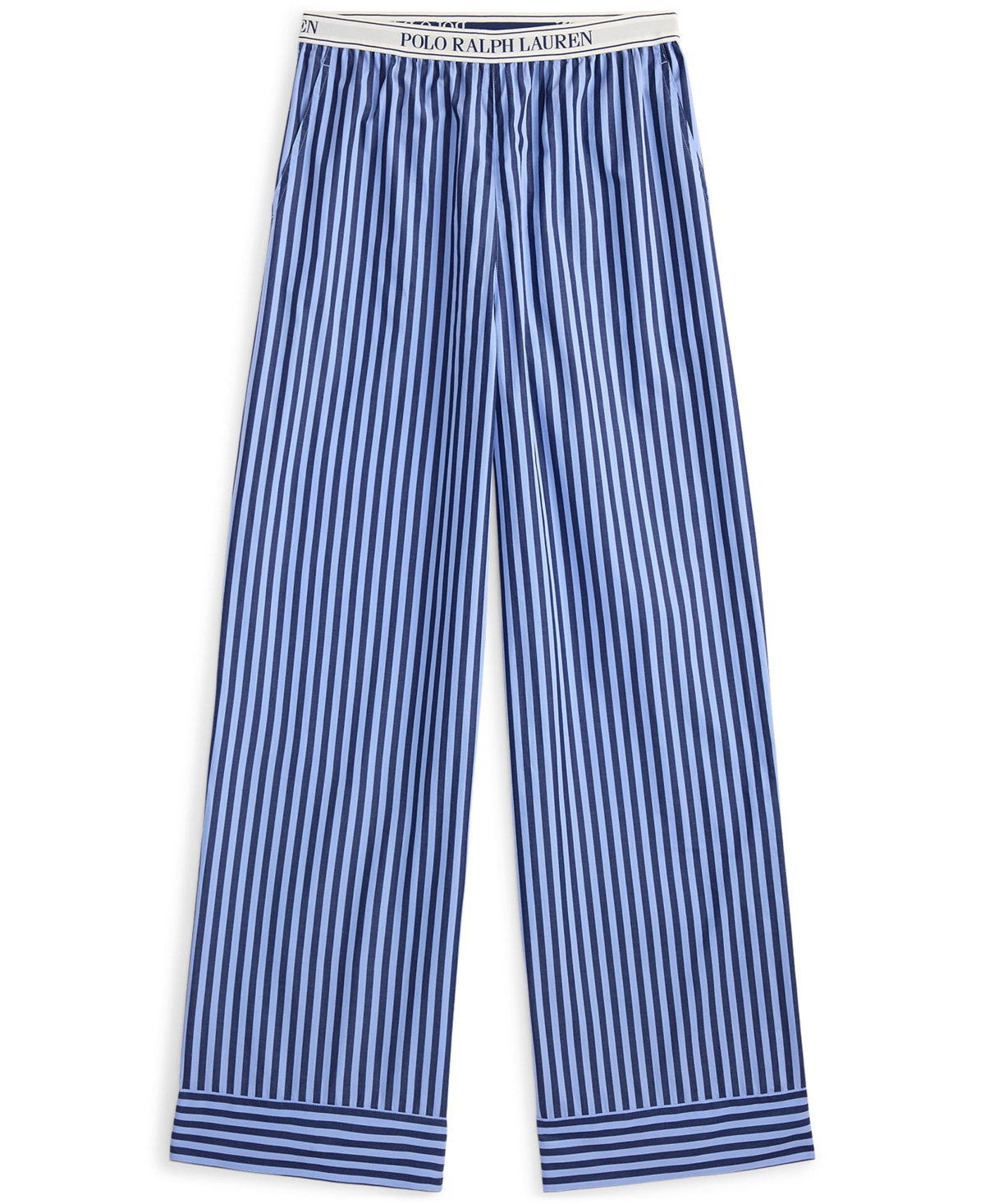 Polo Ralph Lauren Women's Logo Elastic Mid Rise Striped Sleep Pants