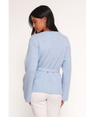 Women's Mika Wrap Cardigan - Blue XL