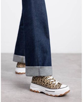 Women's Lace-Up Canvas Sneakers Refresh Collection By XTI