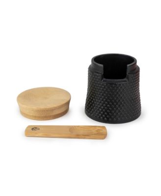 Bali Cast Iron 3" Pepper Grinder with Salt Cellar Set