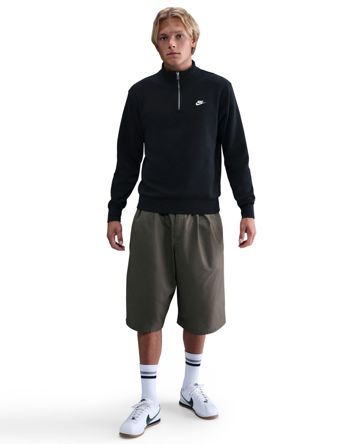 Мужская флисовая толстовка Club Sportswear на молнии
