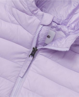 Girls FeatherFree Insulated Hooded Packable Jacket