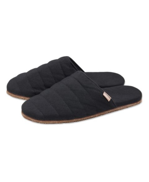 Женские сабо Feelgoodz Quilted Mule Slipper / House, цвет: Чёрный