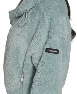 Women's Performance Oversized Hooded Sherpa Jacket