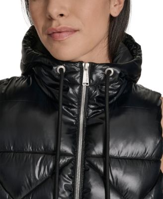 Women's Performance Diamond Quilt Hooded Puffer Vest