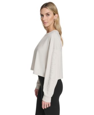 Performance Women's Logo Cropped Long-Sleeve Top