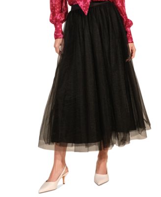 Women's Tulle Full Midi Skirt