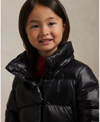Girls' 2T-6X Hooded Long Jacket