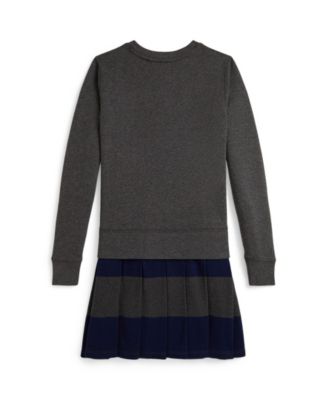 Girls' 7-16 Big Pony Fleece Dress