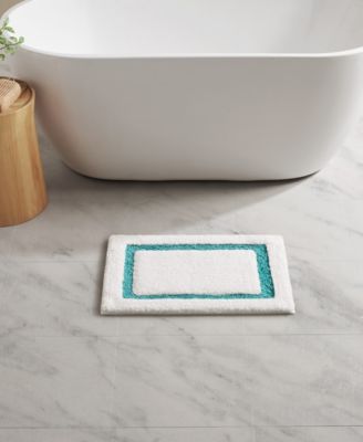 Roan Border Tufted Bath Rug, 17" x 24"