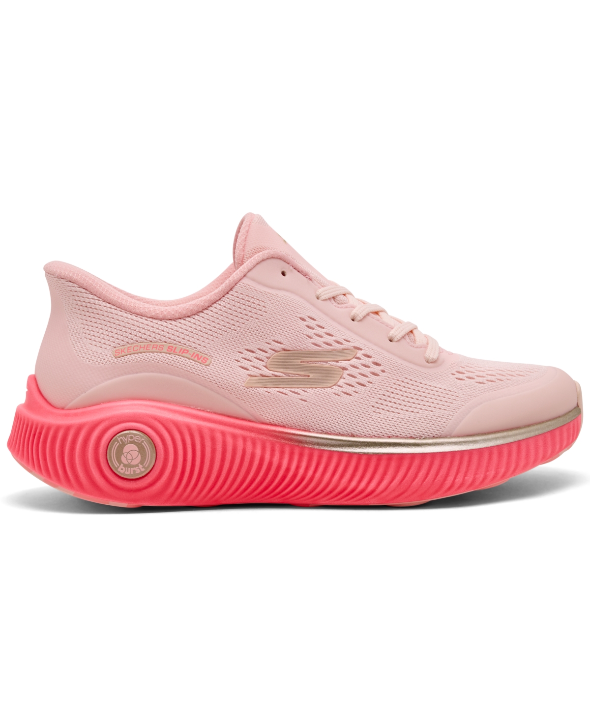 Skechers Women's Slip-ins: Arch Fit Go Run Anywhere Running Sneakers From Finish Line In Pink