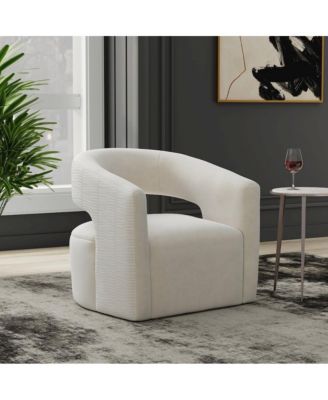 Orbit - Elise Natural Open Back Accent Chair
