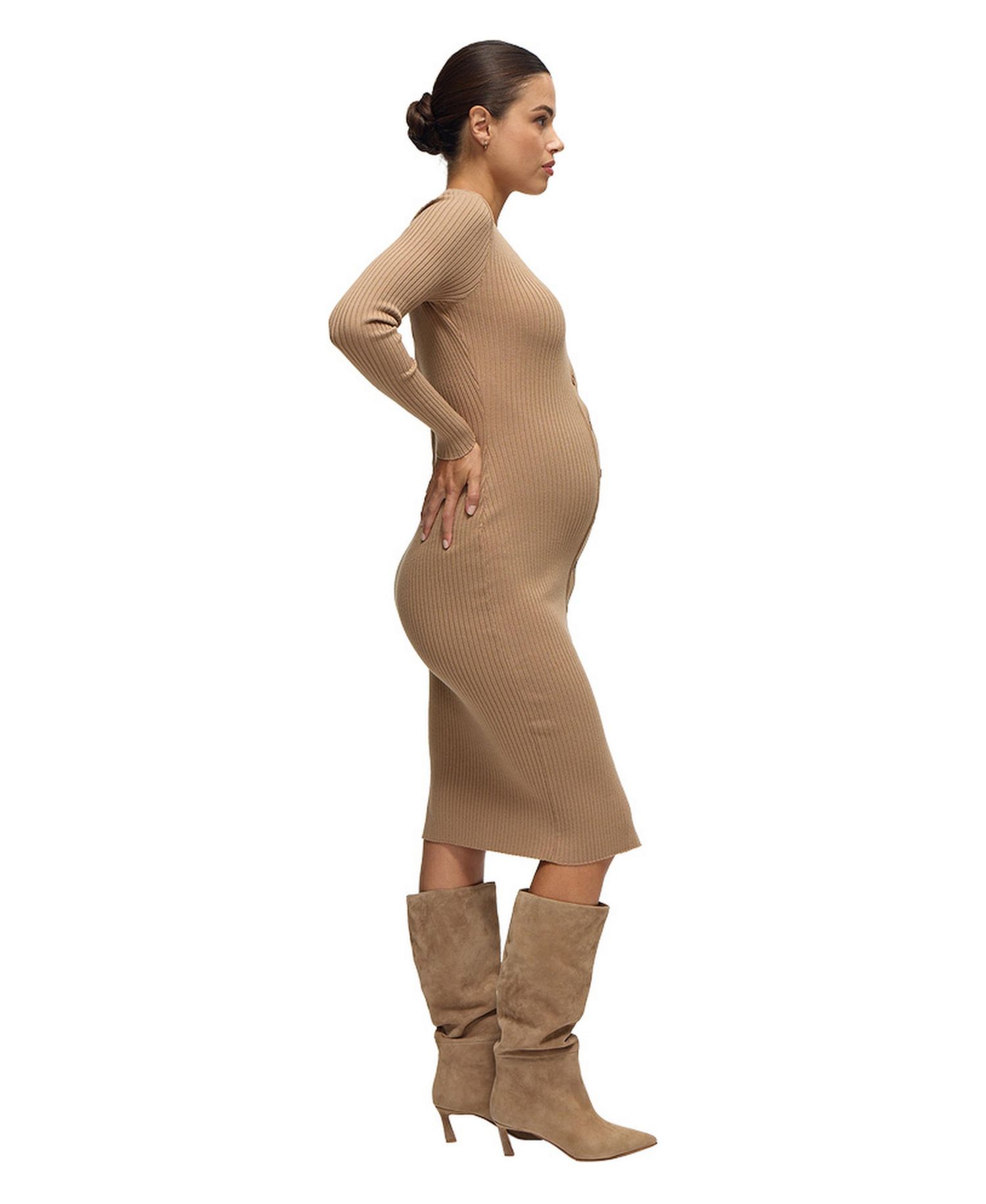 Women's Ingrid + Isabel Button Front Midi Sweater Dress