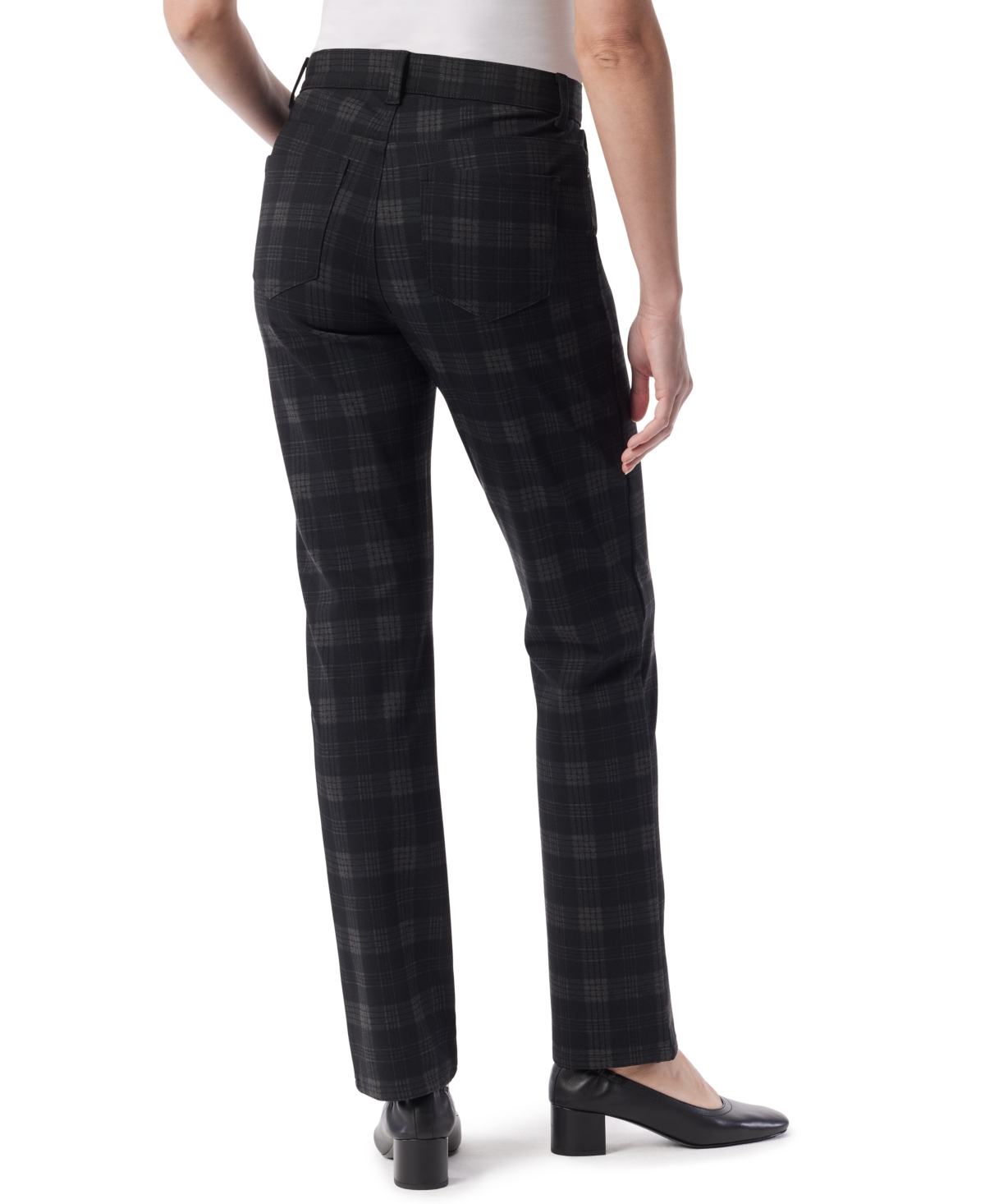 Gloria Vanderbilt Women's Amanda Ponte High-rise Pants In Black