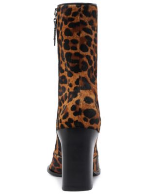 Women's Raffaela Animal Print Pointy Toe Dress Booties
