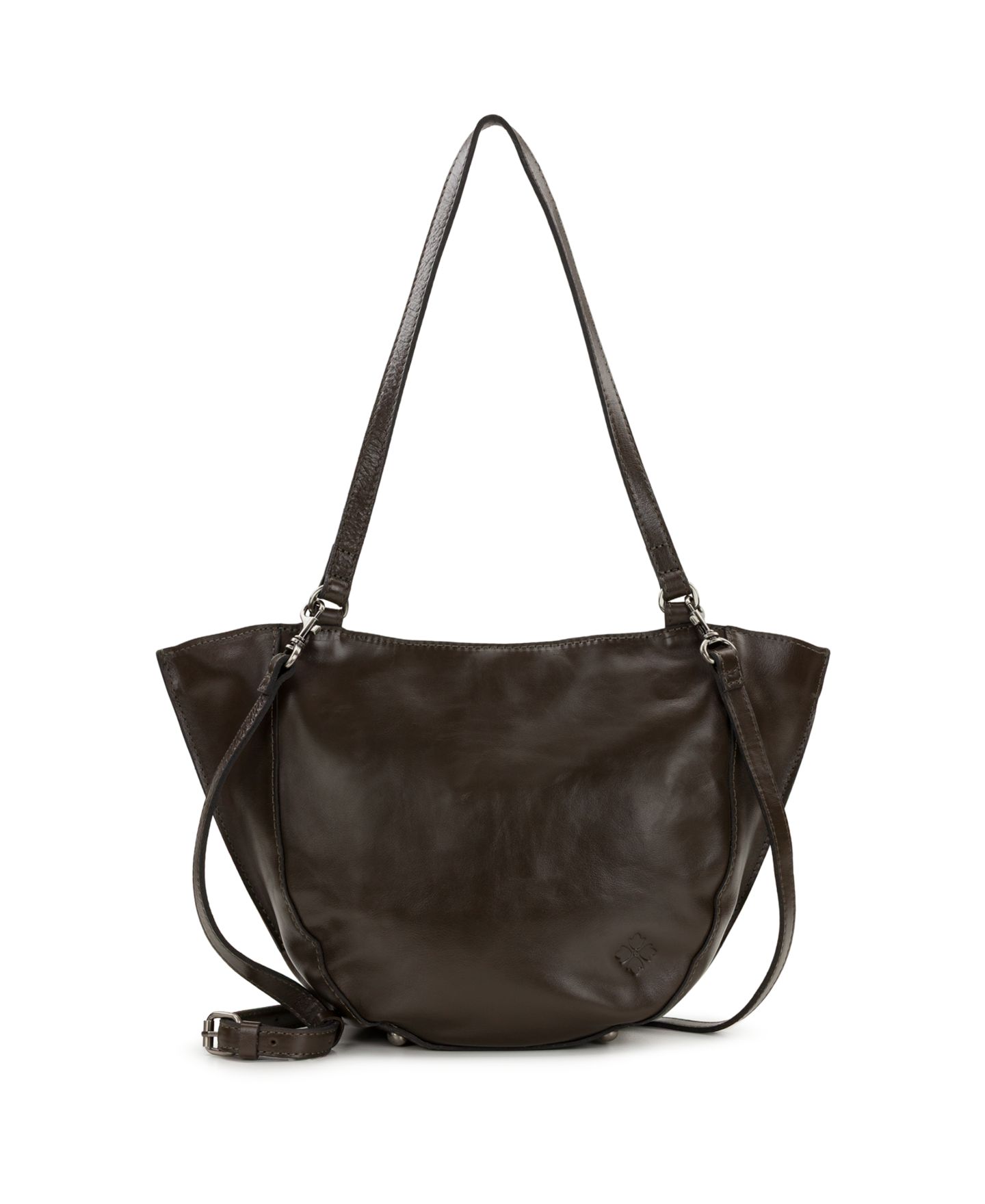 Женская сумка Patricia Nash Cassola Large Leather Satchel, цвет: Серо-бежевый — фото 1