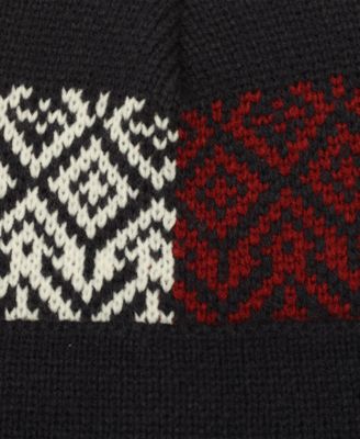 Men's Bird's Eye Fair Isle Cuff Hat