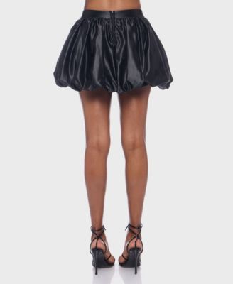 Juniors' A-Line Mini Bubble Skirt