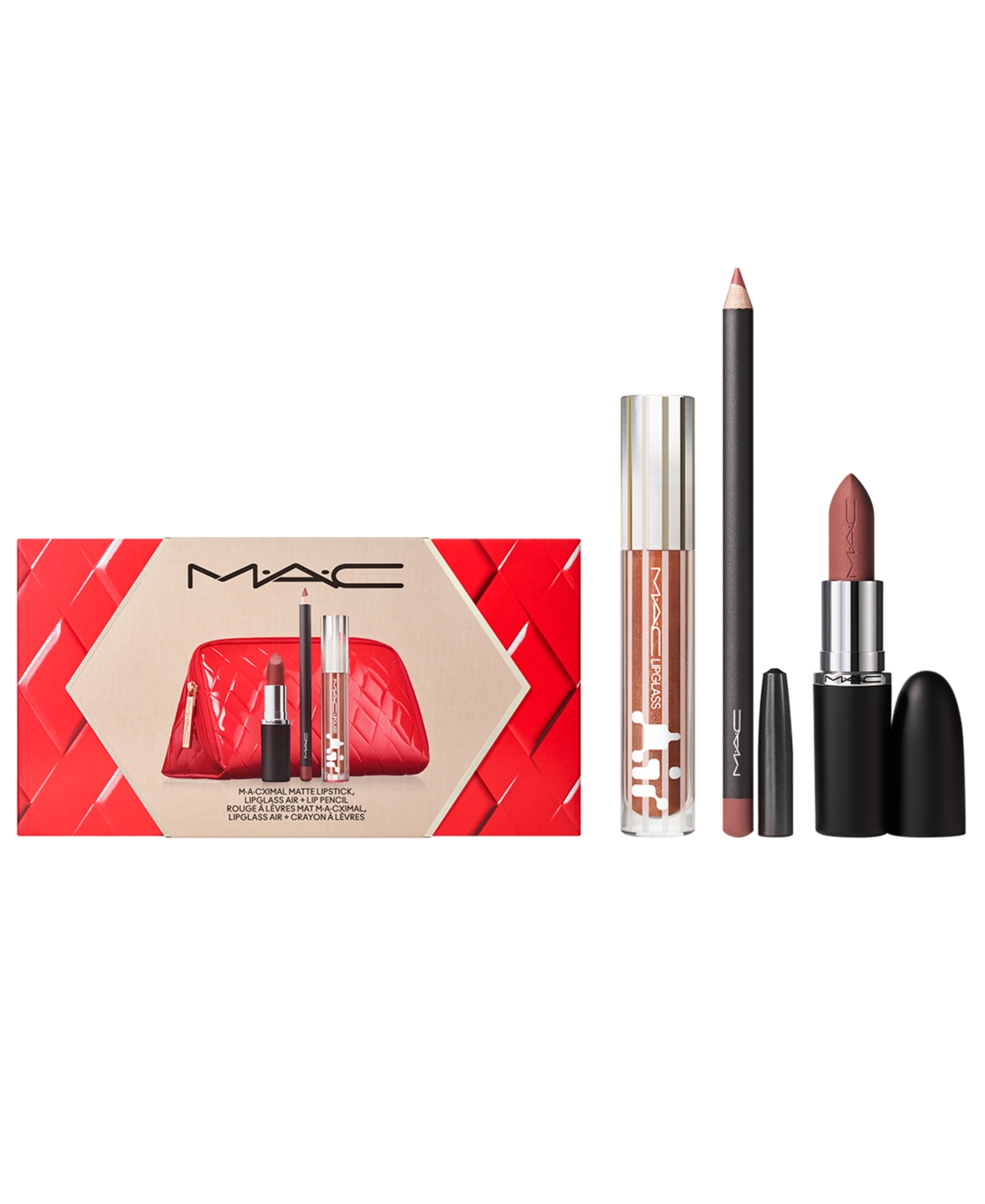 Mac 3-pc. Trending Tomorrow Lip Gift Set In Neutral
