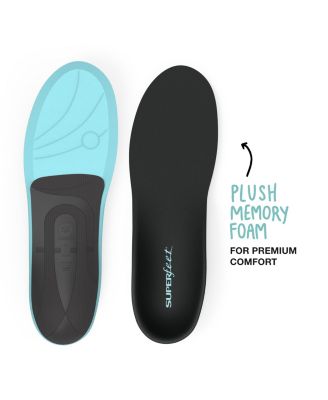 Men's Unisex Everyday Comfort Insoles, Slate, W: 10.5-12, M: 9.5-11 M US