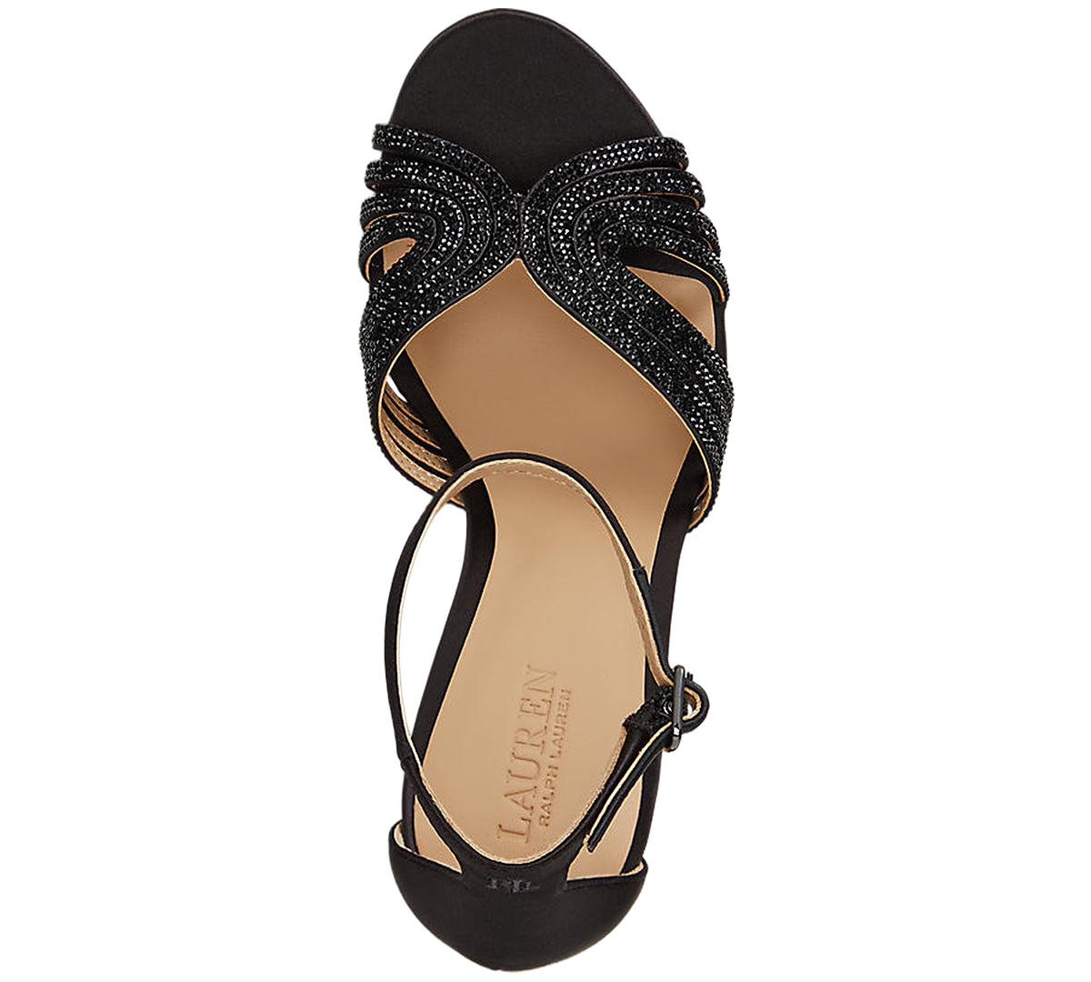 Lauren Ralph Women's Allie Embellished Multistrap Sandal
