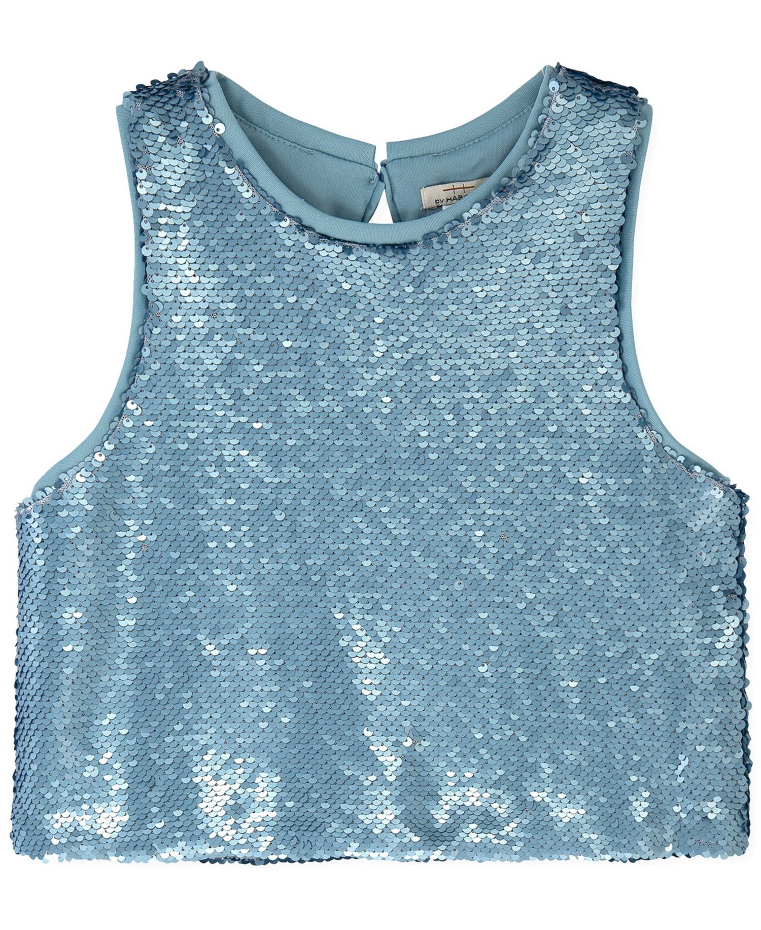 7-16 Sequin Pailette Sleeveless Tank Top