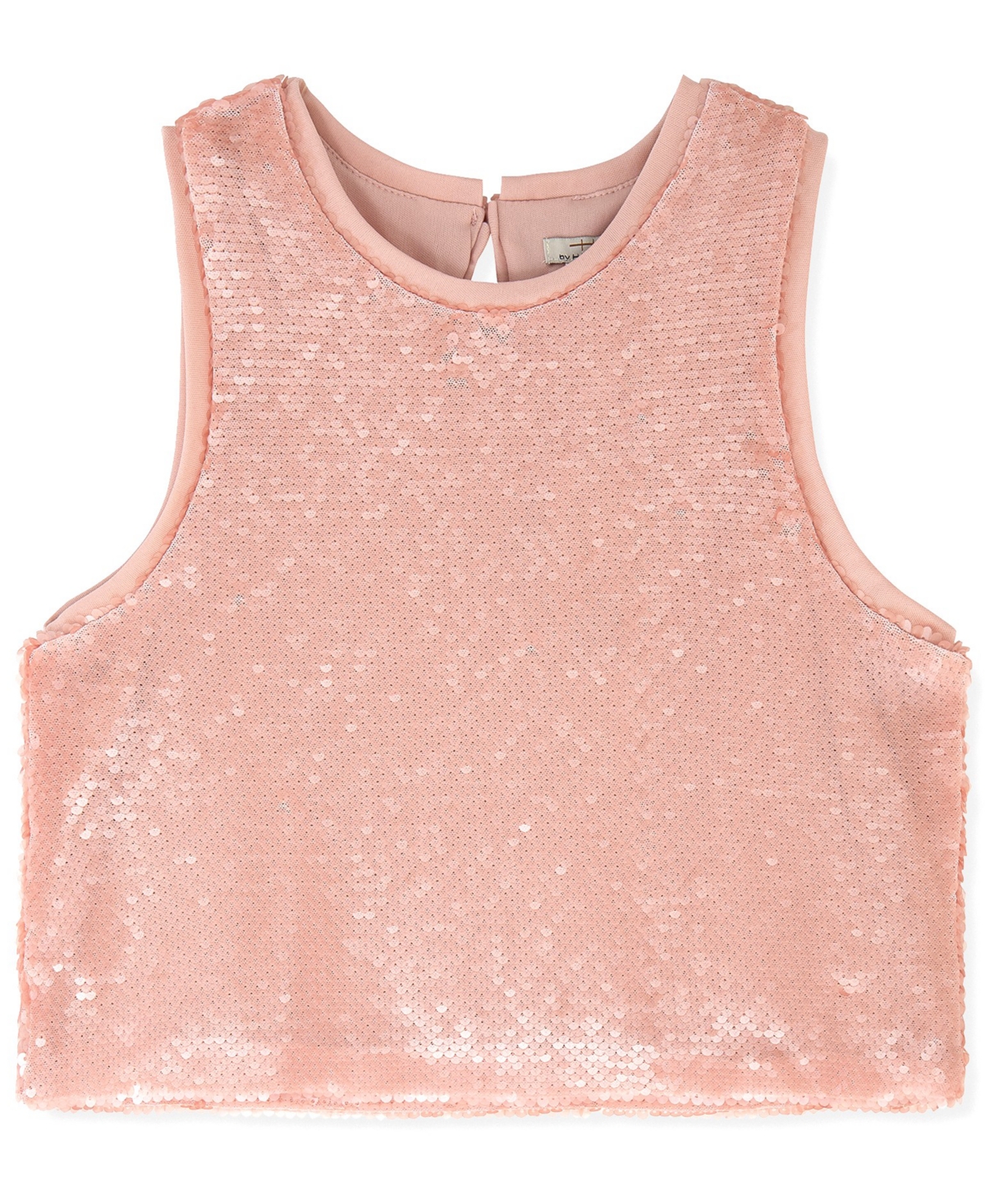 Habitual Kid S Girls 7-16 Sequin Pailette Sleeveless Tank Top In Pink