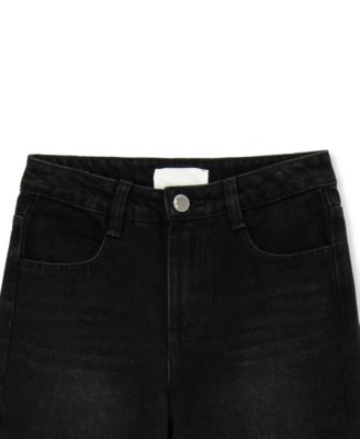 7-20 Heart Cutout Straight Leg Jeans