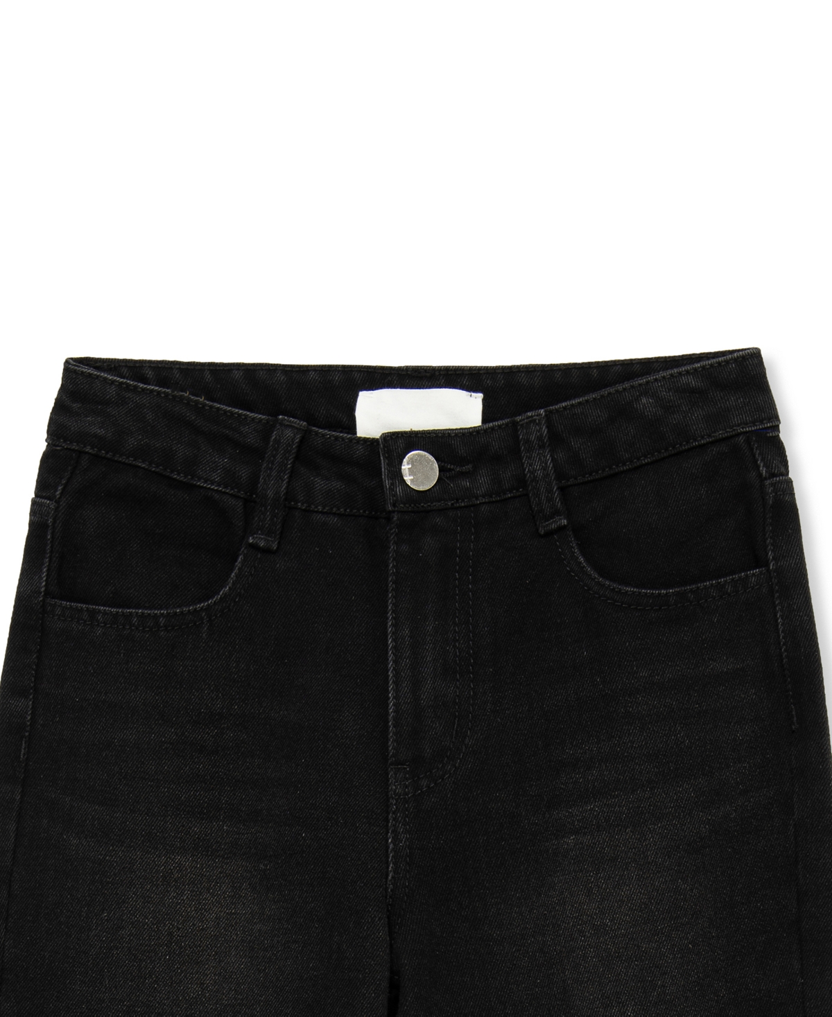 Habitual Kid Girls 7-20 Heart Cutout Straight Leg Jeans In Black