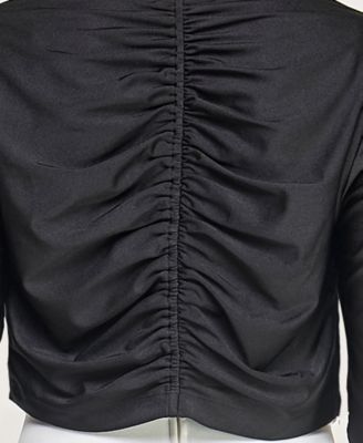 Juniors' 3/4-Sleeve Bolero