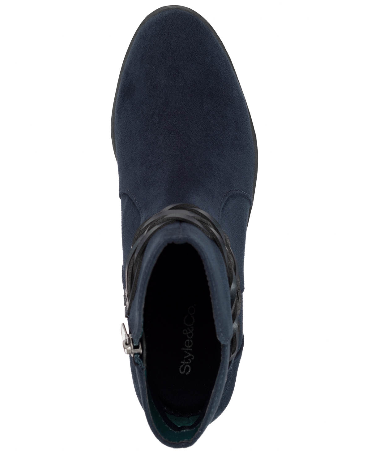 Style & Co Women's Rubyyy Belt Block Heel Booties, Macy's Exclusive In Multi