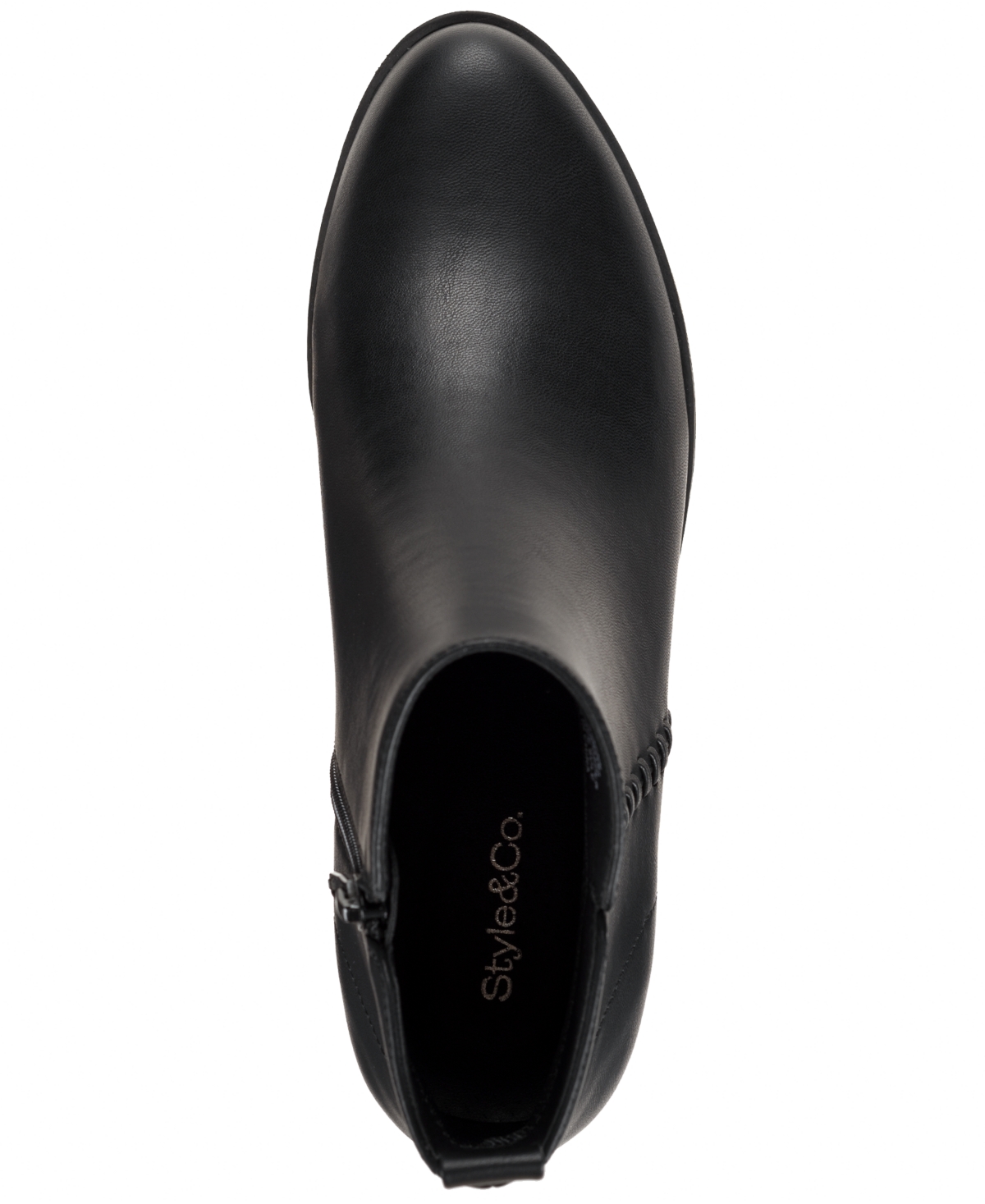 Style & Co Women's Aidenn Block Heel Booties, Macy's Exclusive In Black