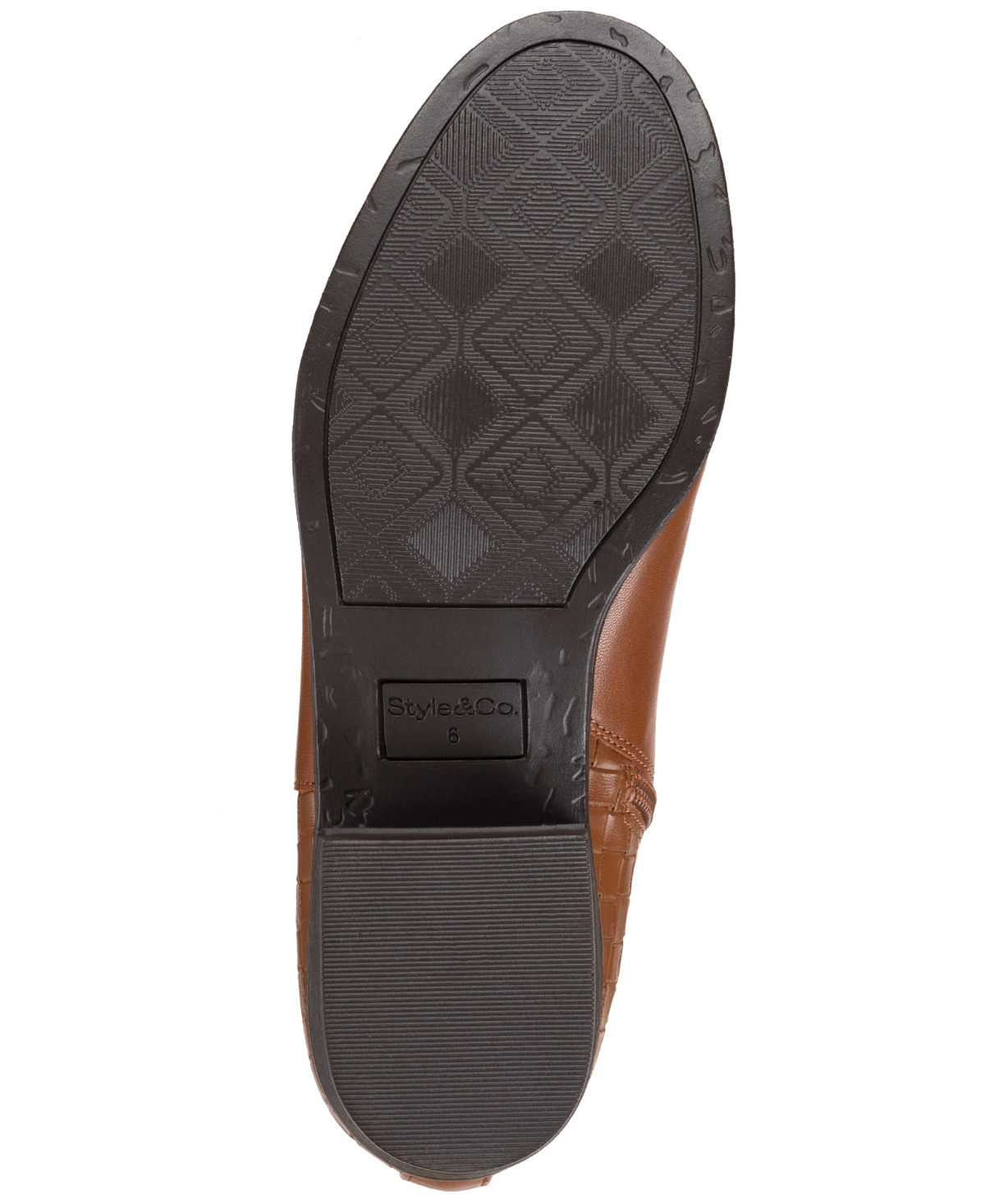 Style & Co Women's Claraa Buckle Detail Block Heel Booties, Macy's Exclusive In Brown