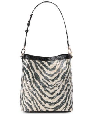 Celina Medium Leather Bucket Bag