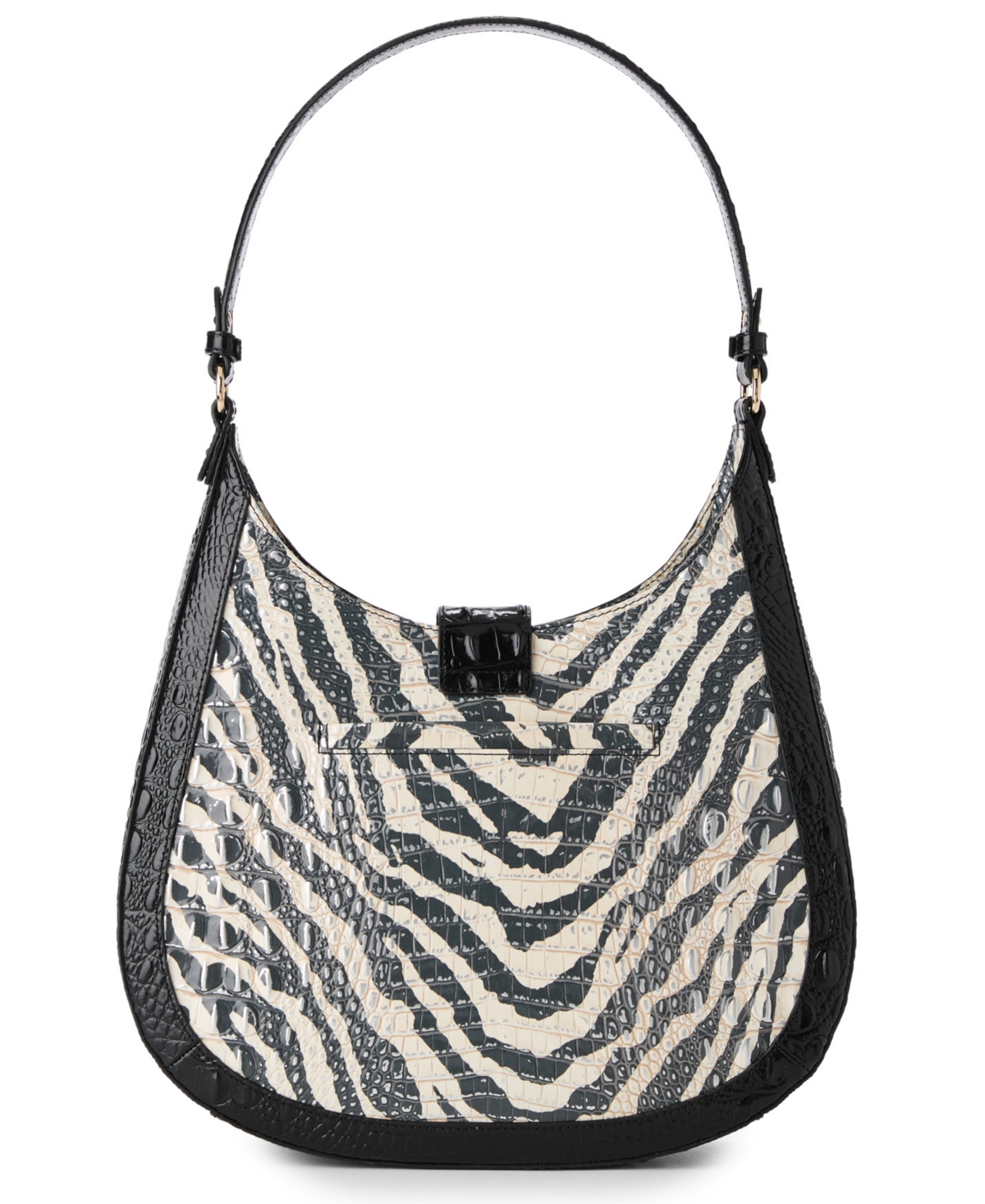 Brahmin Fallon Leather Hobo-Inspired Medium Shoulder Bag