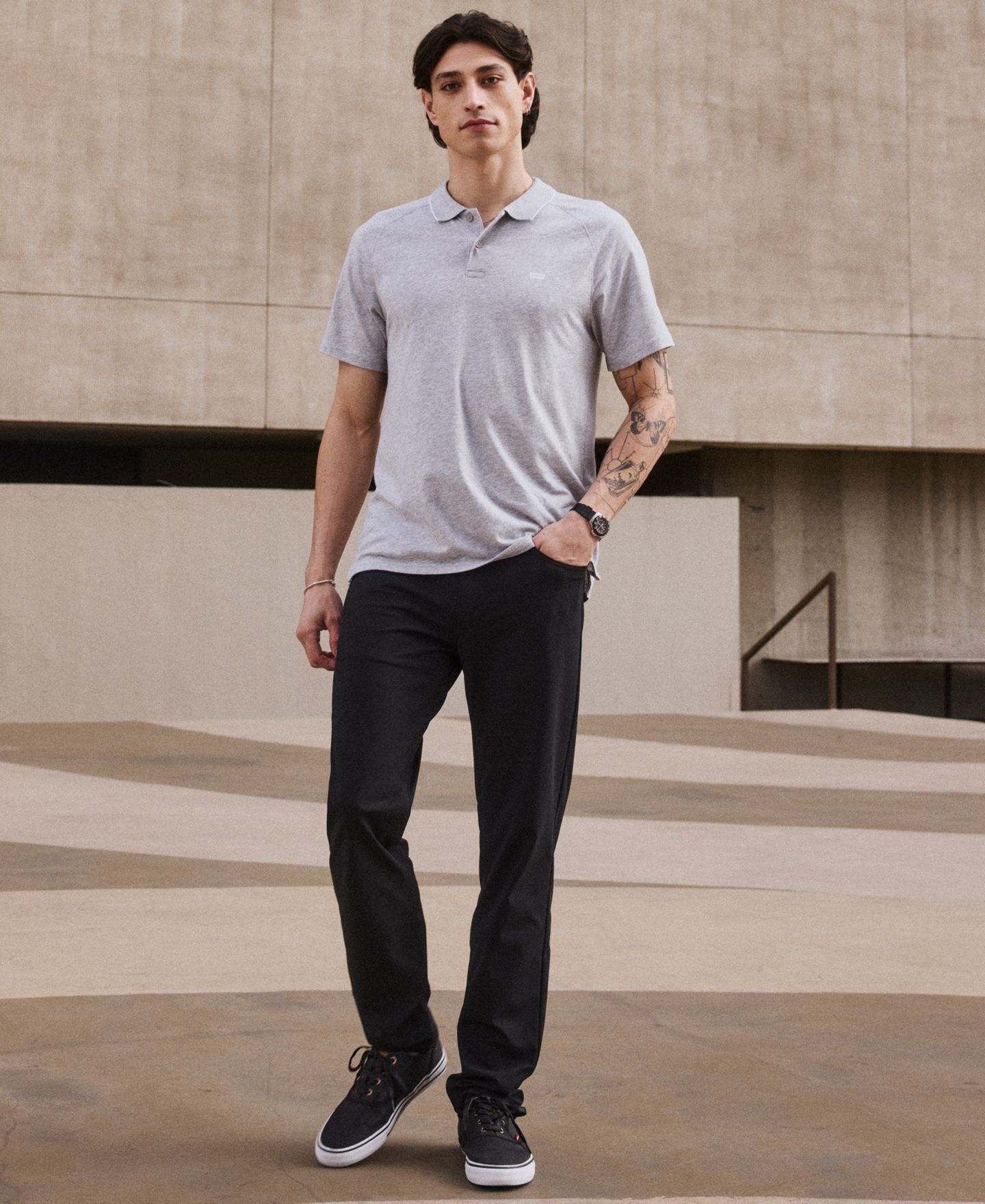 Мужские брюки Levi's 511 Slim-Fit Flex-Tech, цвет: Коричневый орех — фото 7