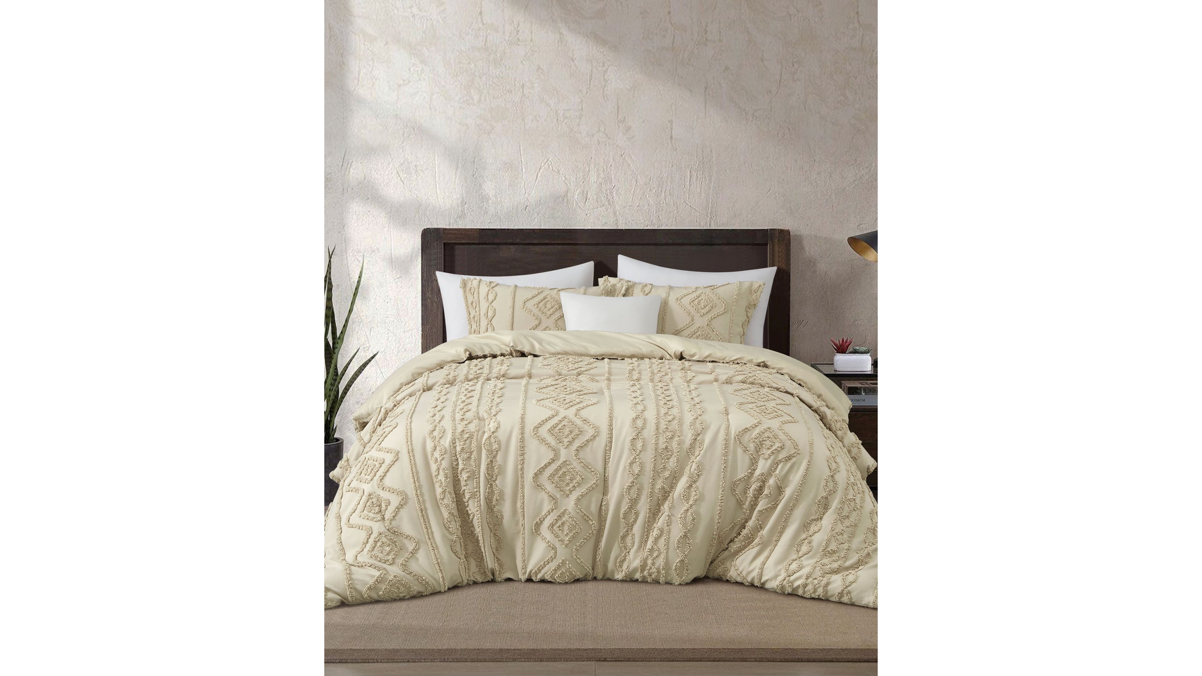 Stratford Park Aluma Geometric 3-Pc. Comforter Set, Queen