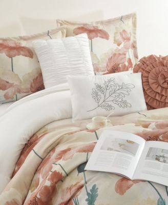 Jade Floral 7-Pc. Comforter Set, King
