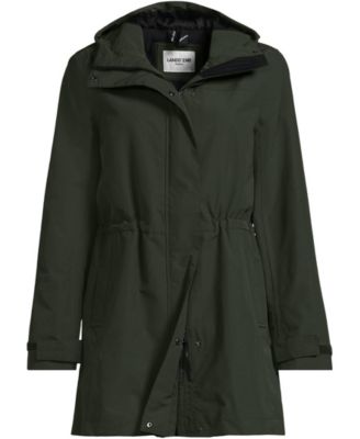 Plus Size Squall Hooded Waterproof Raincoat