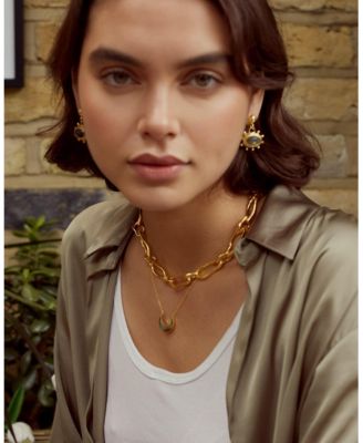 Zand Labradorite Drop Earrings