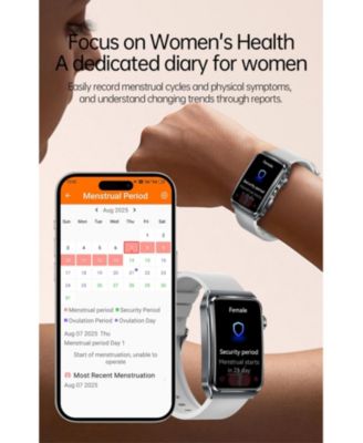 Advanced Outdoor Health Smart Bracelet with Flashlight and Continuous Monitoring -Pink