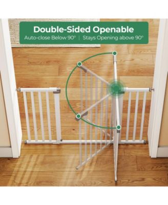 30"-50" Width Auto Close Baby Gates Adjustable Pet Gate for Dogs and Cats