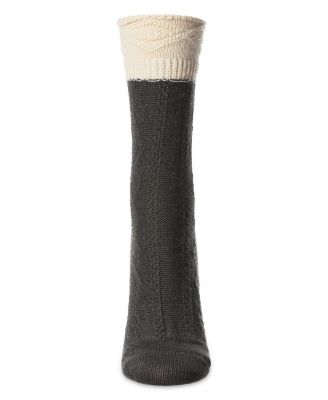 Women's Diamond Bits Soft-Fit Two-Tone Crew Sock