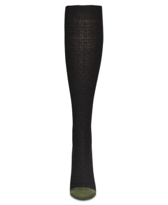 Women's Brick Twist Crosshatch Knit Knee High Sock