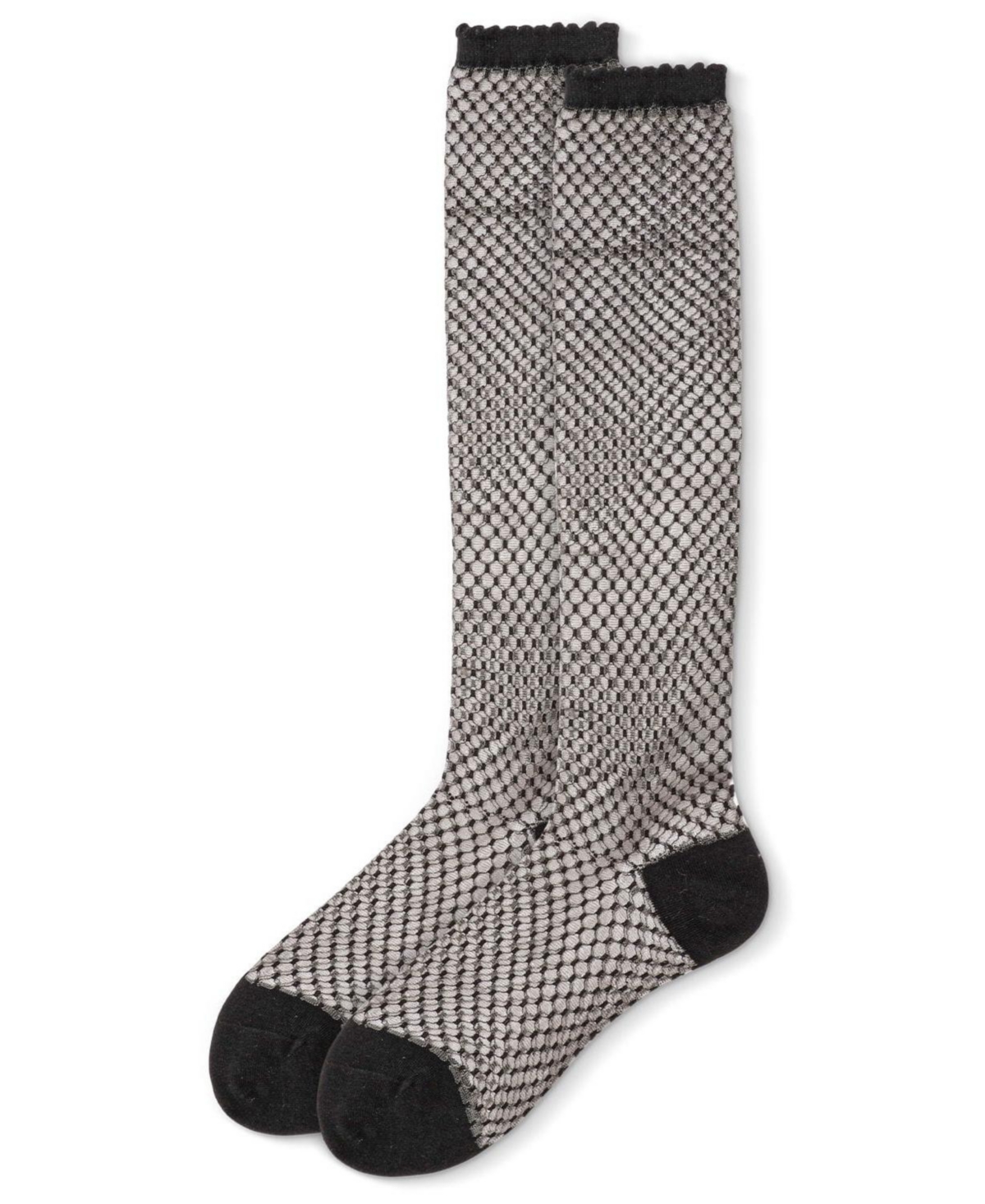 MeMoi Women's Diamond Trellis Knee High Socks