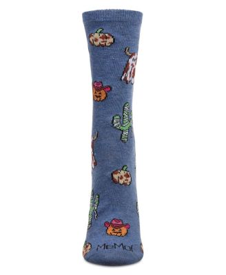 Women's Spooky Western Holiday Crew Socks