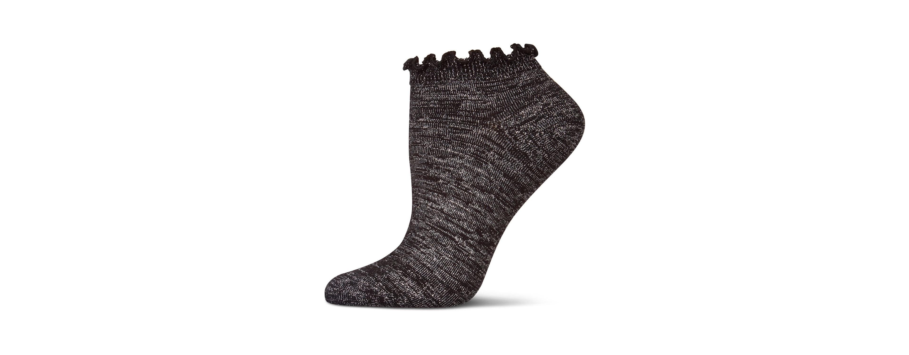 MeMoi Women's Lurex Shortie Socks