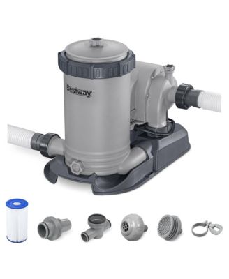2,500-Gallon Filter Pump Set for Above-Ground Swimming Pools