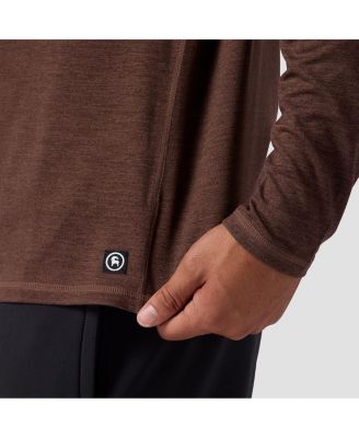 Men's Destination Long-Sleeve Crew Top Performance Shirts Long Sleeve